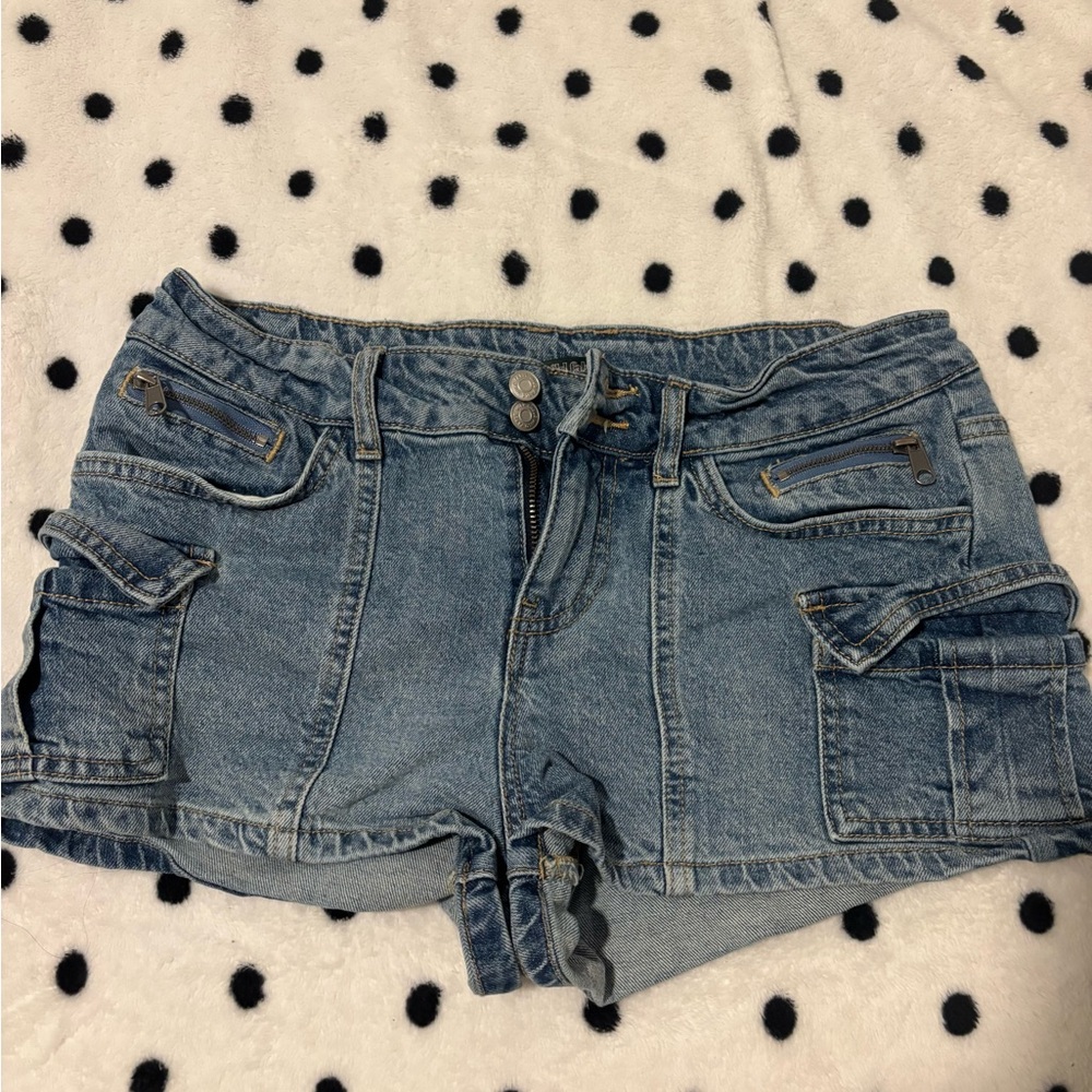 Wild Fable Light Blue cargo shorts